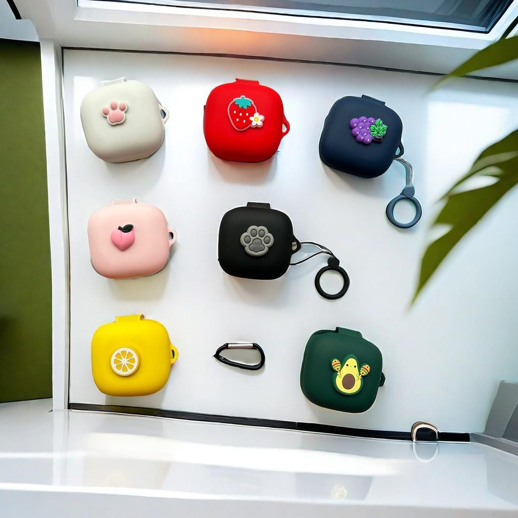 Suitable for Honor Earbuds X9 Bluetooth Headset Case Earbuds 1i Fruit Silicone Soft Case