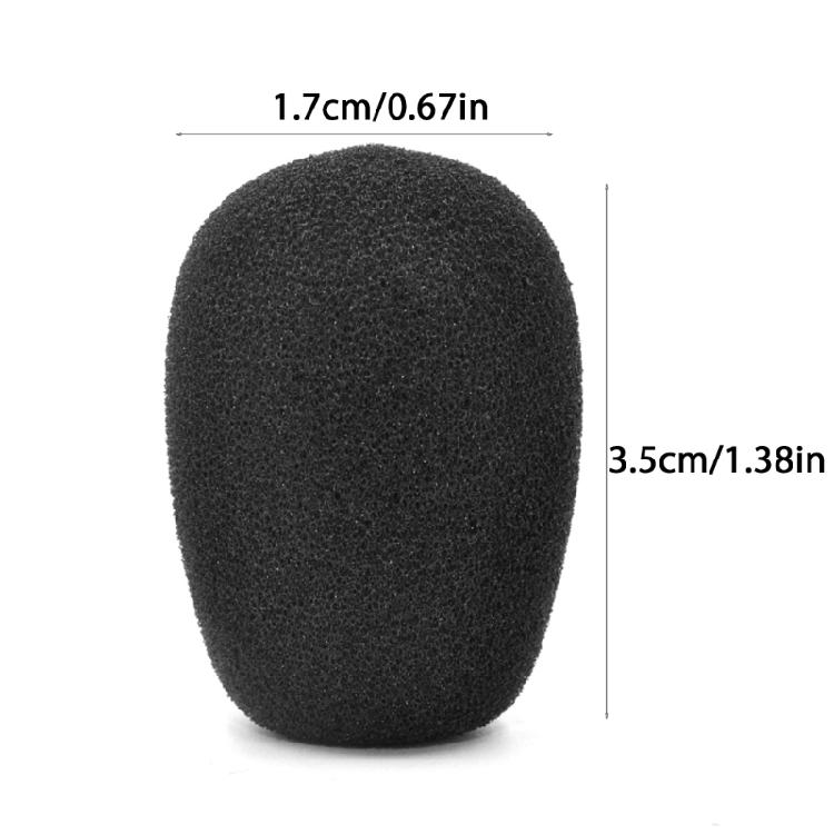 2/5/10Pcs Sponge Windshield Microphone Windscreen Mic Foam Cover for Vxi B350XT 3450-XT Headphones Mic Cover Microphone