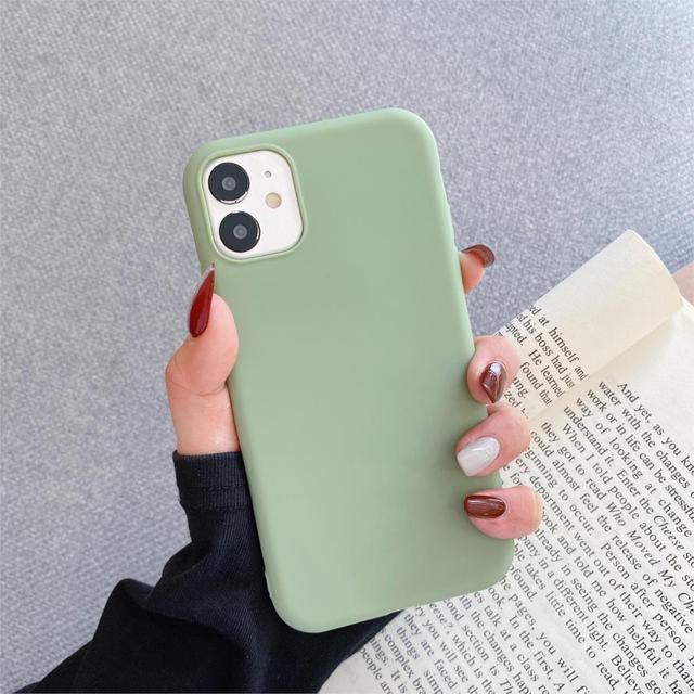 Candy Color Silicone Phone Case For Iphone 14 Pro Max Case For Iphone 14 ProMax Iphone14 14 Plus Matte Soft Tpu Back Cover