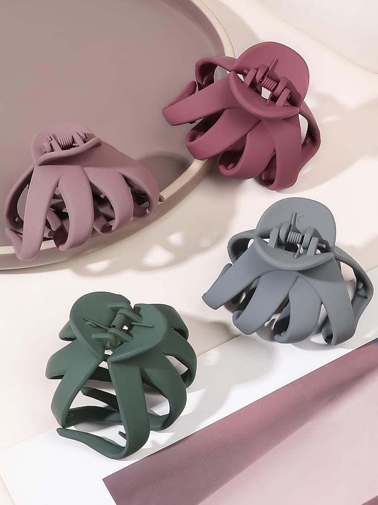 Matte Simple Hair Claw Clip Hold Hair Well Woman Girl Hair Accessories