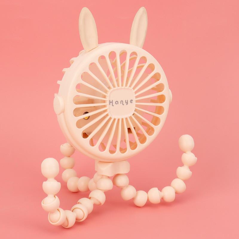 Fan for Cart Stroller Fan Portable Outdoor Fan Clip On for Baby 600mAh USB Rechargeable Handheld Electric Fan for Home 3 Speeds