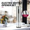 Electric Wine Opener Set Rechargeable Bottle Opener Corkscrew with Wine Aerator Pourer Foil