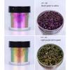 Nail Powder Flake Colorful Coarse Cloud Brocade Powder Handmade DIY Face Body Makeup Nail Art Decoration Supp