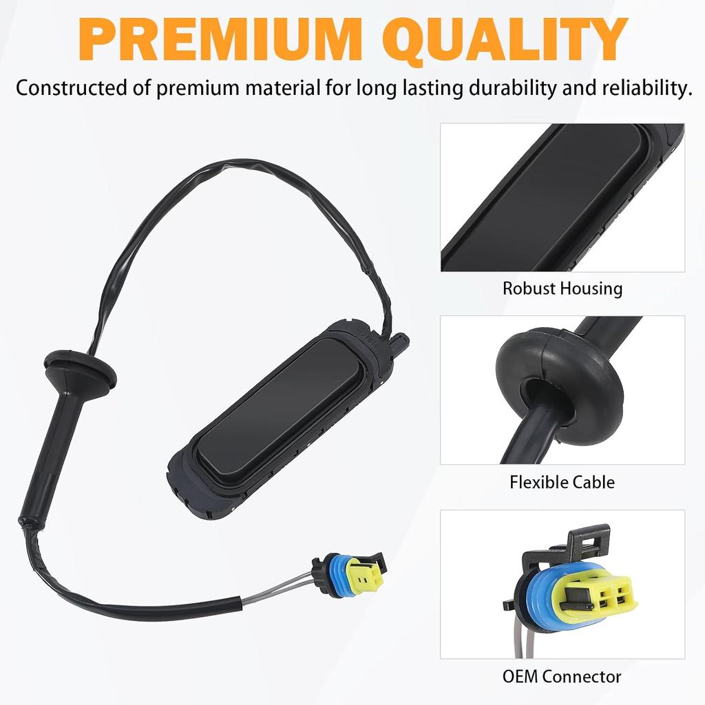 15106857 Hatch Button Trunk Latch For 2007-2014 Chevrolet Suburban 1500 2500 Tahoe Cadillac Escalade ESV GMC Yukon XL Replace Part # 901-156 Rear