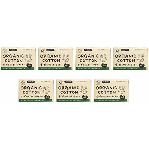 

[Bulk Purchase] Organic Cotton Panty Liners, 40 Sheets [x 7 Packs]