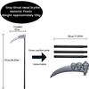 5PCS set Halloween Party Role Playing Kid Adult Death Black Cloak Halloween Skull Luminou Glasses/Mask Costume Prop Holiday Gift