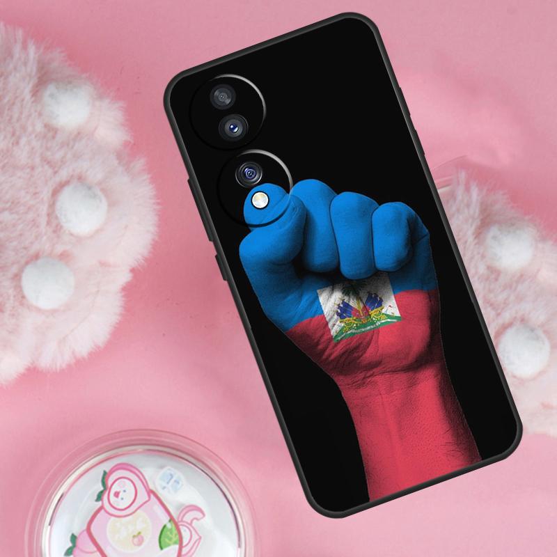 Haiti Haitian Flag Case For Honor 200 Pro 50 70 90 Lite X9b X9a X8b X8a X8 X9 X9c Honor Magic 7 6 5 Lite Cover