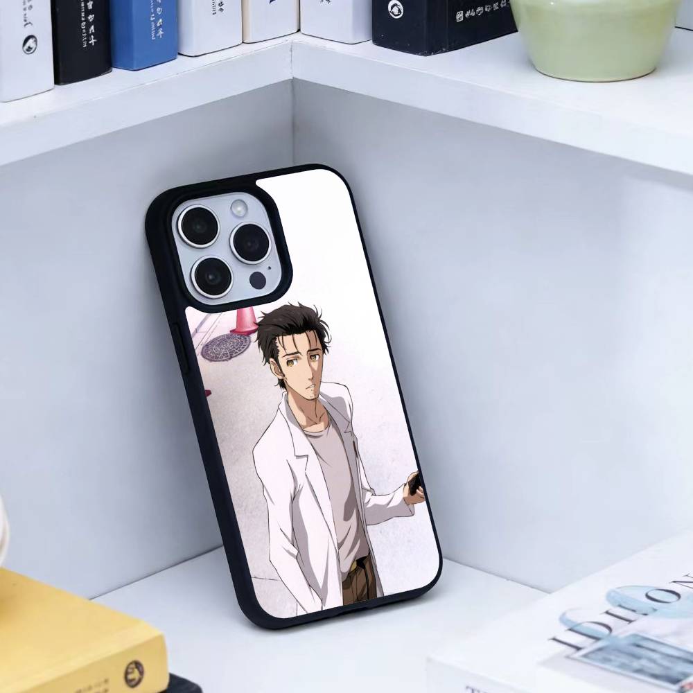 STEINS GATE D-Rintaro O-Okabe Phone Case For iPhone 14,16,15,13,17,12,Plus,Pro,Max Magnetic For Magsafe Frosted Cover