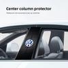 For VW Volkswagen Jetta MK5 Golf Car Stickers B-Pillar Center Column Decoration Cover PET Decals Auto Accessorie For Volkswagen