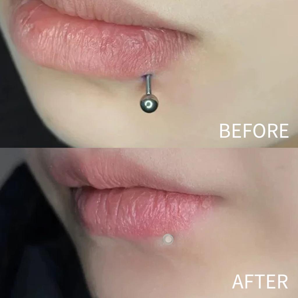 10-50PCS Clear Piercing  Lip Ear Nose Tongue Ring Ashion Transparent Acrylic Tongue Ring Barbell Eyebrow Belly Body Jewelry