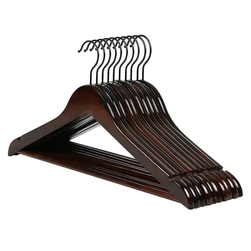 

Solid Wooden 10/50/100pcs Clothes Hanger Clothes Scarf Hat Holder Closet Storage Wardrobe Organizer Bedroom Space Saving 10 pcs