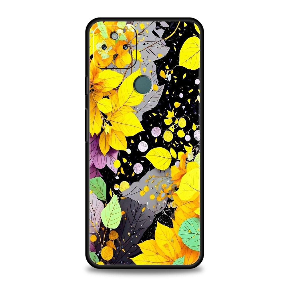 

Абстрактные Растения Цветок Чехол для Телефона Cover для Google Pixel 10 9 8 7 6 9A 8A 7A 6A Pro Ударопрочный Мягкий ТПУ 9 Pro XL Оболочка Capas Сумка For Pixel 6