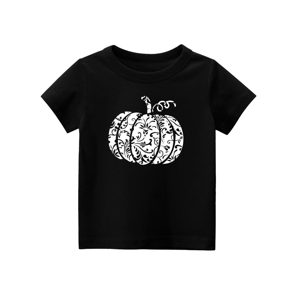 Toddler Girl Boy T-Shirts Halloween Day Kids Top Boys And Girls Printed Short Sleeved T-shirt