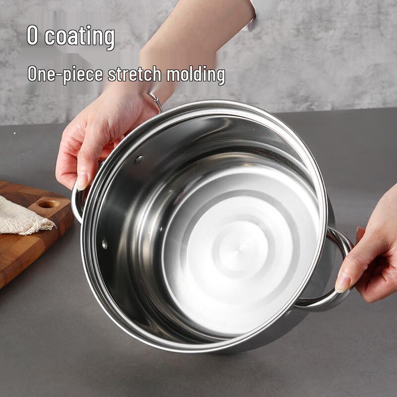 Bestde Hanis 22CM Stainless Steel Soup Pot