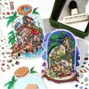 Infeel.Me PET 2.5D Landscape Sticker - Ninth Edition Mini 3D House Collage "Open for Business"