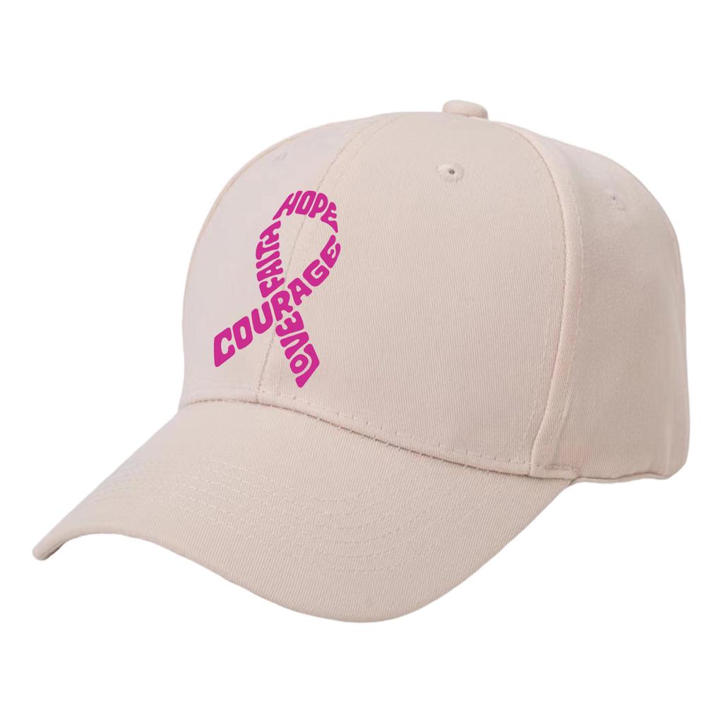 Deep Crown Baseball Cap Fashionable Sun Hat Printed Peaked Cap