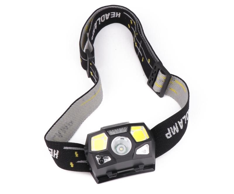 Inductive Headlight 4LED USB Charging Strong Light Led Waterproof Infrared Headlight Fishing Lamp