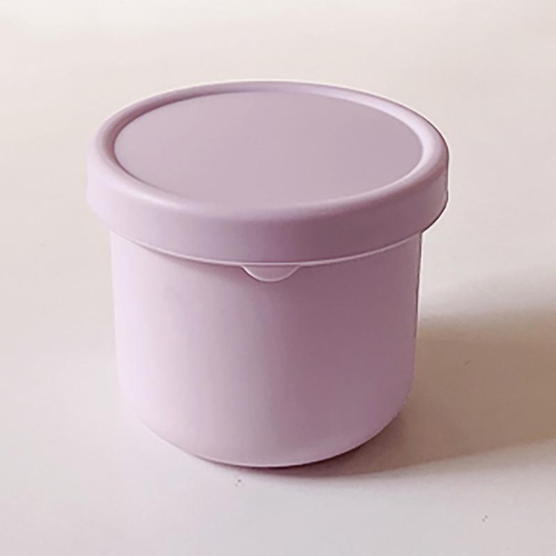 250Ml Lunch Box For Kids Salad Dressing Container Non-Stick Silicone Lunch Box With Lid Reusable Bento Box Ice Cube Mold