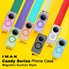 IMAK For vivo X200 5G Case Compatible with MagSafe Candy Color Anti Drop TPU+PET Back Cover