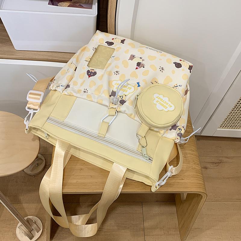 Japanese Ins Cute Girl Joker High Capacity Junior and Senior High School Students' Schoolbags Leisure Backpacks Tide Backpack.