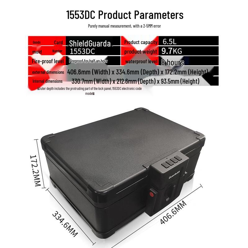 Sentry Portable Fireproof & Waterproof Safe
