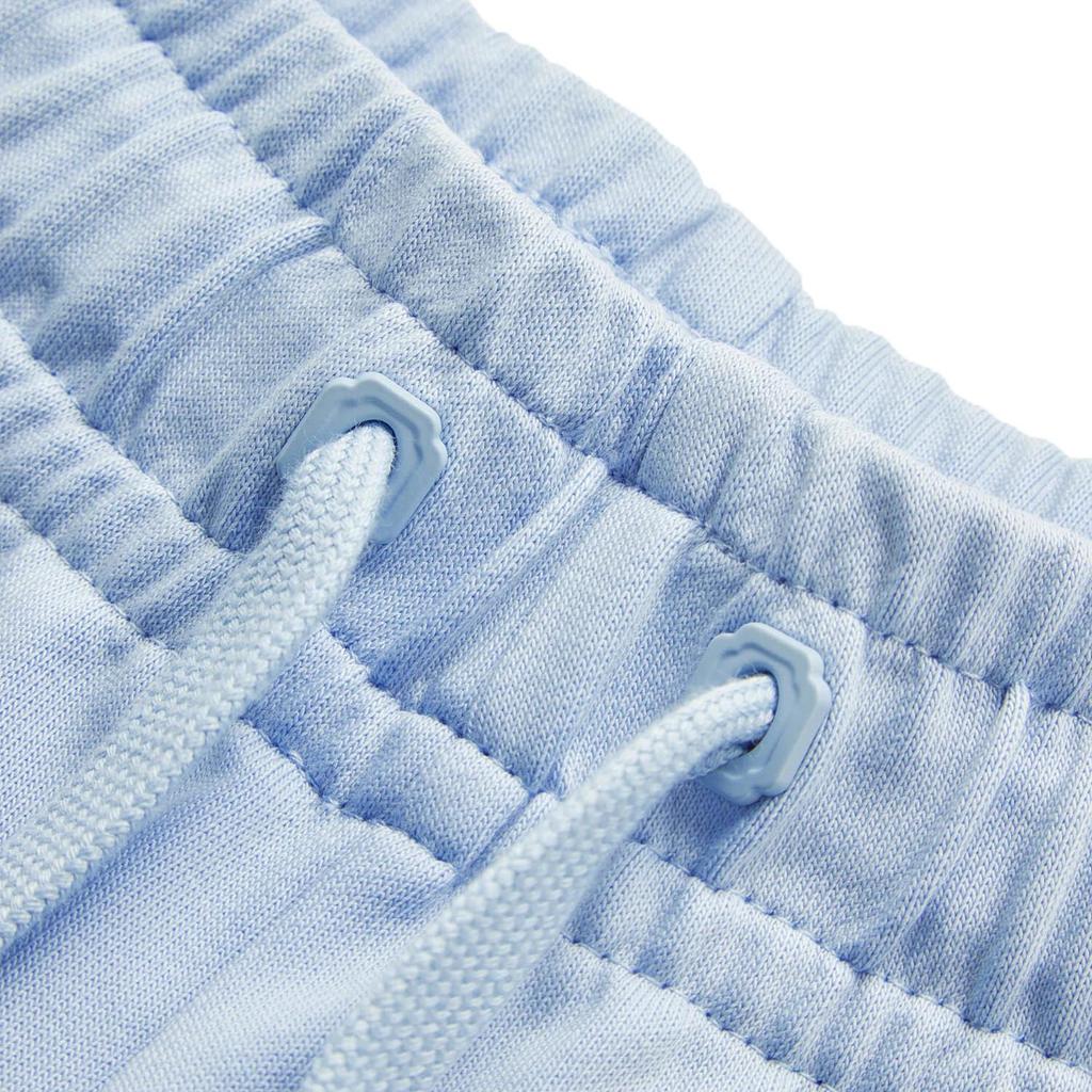 Li Ning Sports Trend Series Solid Color Mid Waist Drawstring Comfortable Breathable Straight Leg Casual Shorts Men Shorts Sky-Blue AKSU235-8