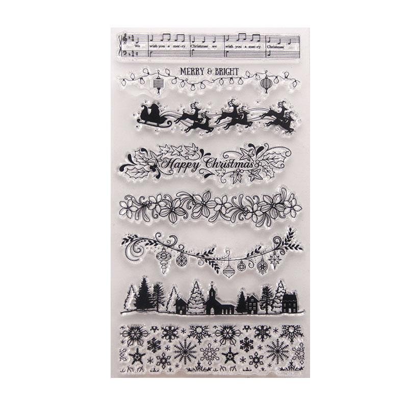 For Fun Retro Transparent Silicone Stamps Seal Ledger Stamp for Scrapbooking DIY Decor Rubber Stamp Card Making Craft Supplies