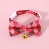 Kitten Collar Adjustable Safety Buckle Lovely Printed Bow Charm Dress Up Neck Jewelry Pet