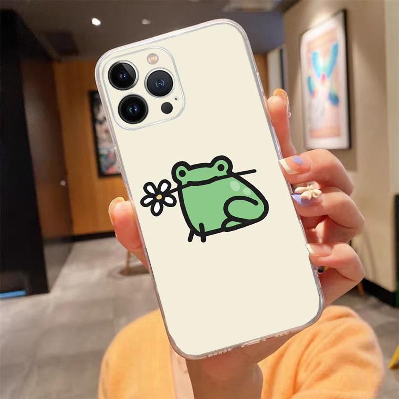 Phone Case For iphone 17 Air 17 Pro Max 16 15 14 13 Pro Max 15 16 Pro 15Plus Frog