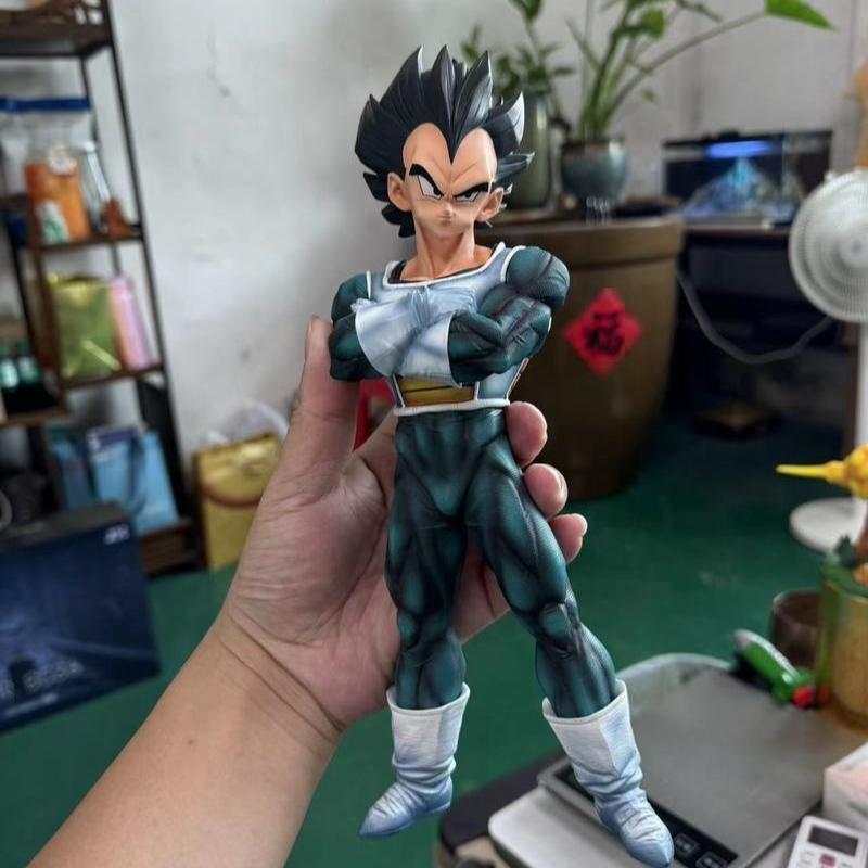 28cm Dragon Ball Anime Accessories Model Jmy White Hole Vegeta Anime Figure Super Saiya Crowd Enjoy Statue Pvc Collection Boys Toy