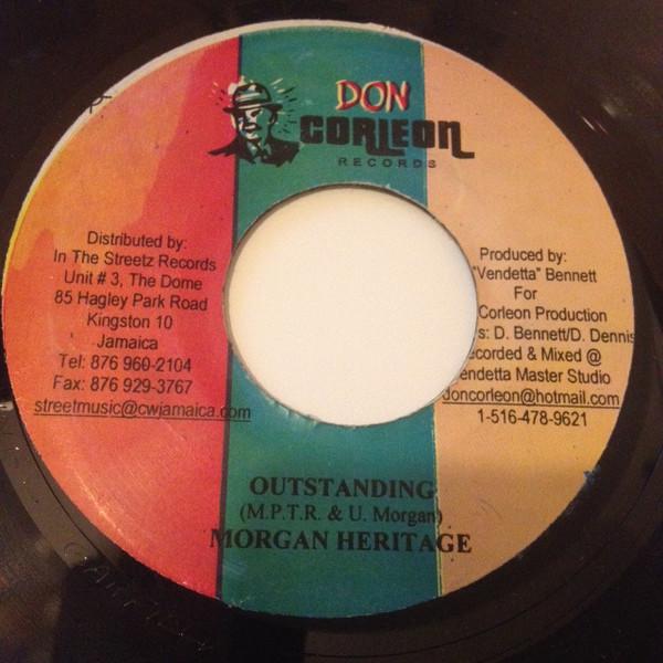 

7inch Record MORGAN HERITAGE - Outstanding NONE Don Corleon Rec 2007 Jamaica Reggae, Ska & Dub Used