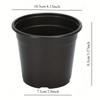 20pcs Large Soft Plant Seedling Pots For Promotes Growth Thickened Breathable Plastic Flower Nursery Pots Gardening Accessories