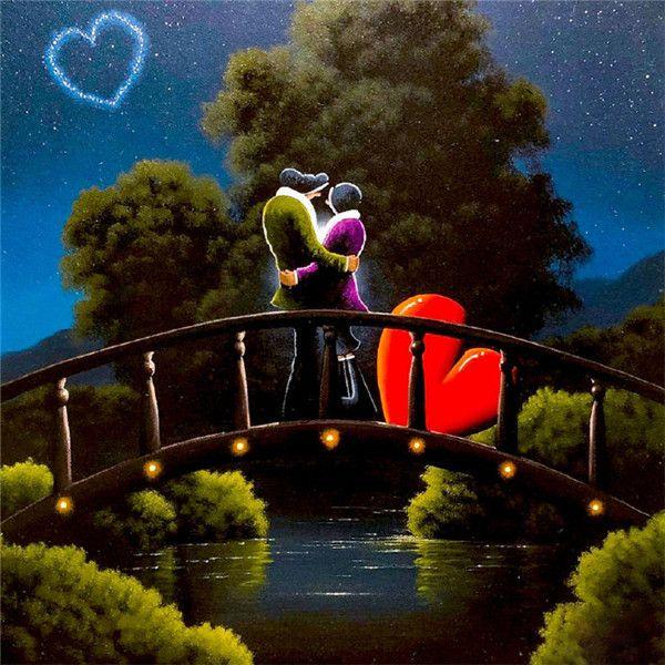 

RUOPOTY цифровая картина «сделай сам» фигурка любовника настенная живопись на холсте цифровая ручная роспись гостиная 40x50cm NO Frame