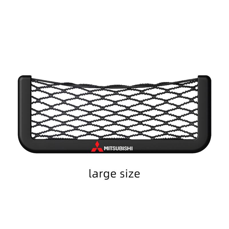 

1Pcs Car Storage Net Pocket Mesh Organizer Accessories For Mitsubishi Lancer Mirage ASX Pajero Ralliart Outlander Jinxuan Lancer