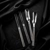 Stainless Steel Spoon Hammer Handle Fork Coffee Tea Fruit Spoon Scoops Watermelon Ice Cream Dessert Spoons Tableware