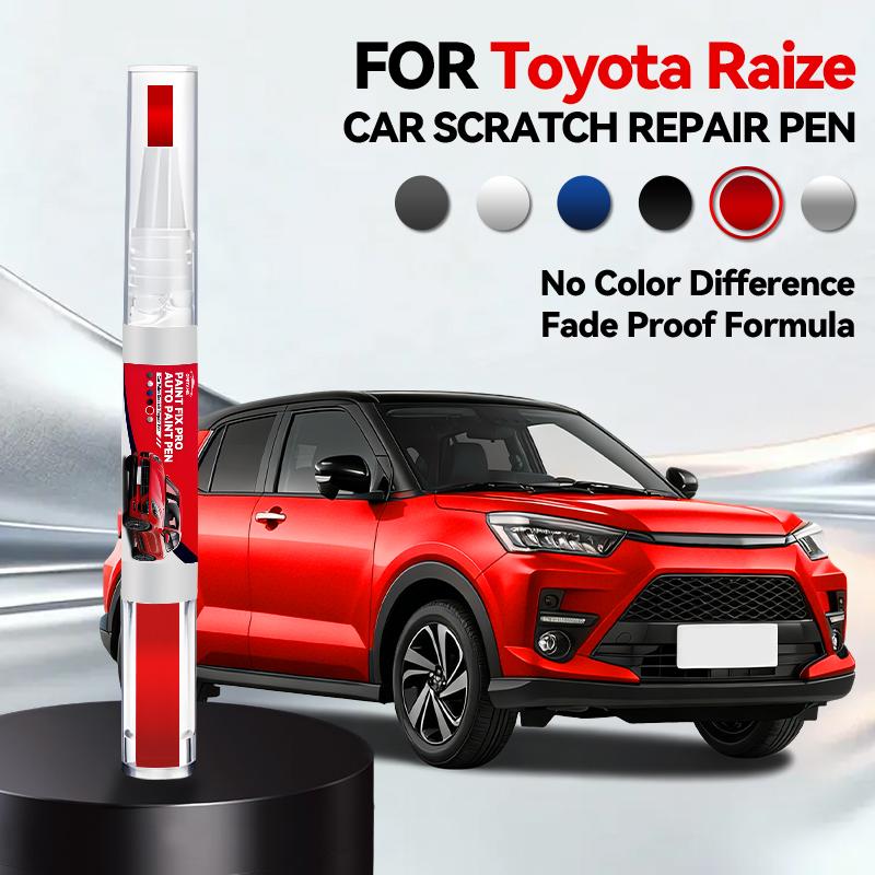 

OPRTAMG Brand Repair Brush Touch Up Scratch Remover DIY Auto Accessories For TOYOTA RAIZE Paint Beige Black Grey Red Silver Whit червоний