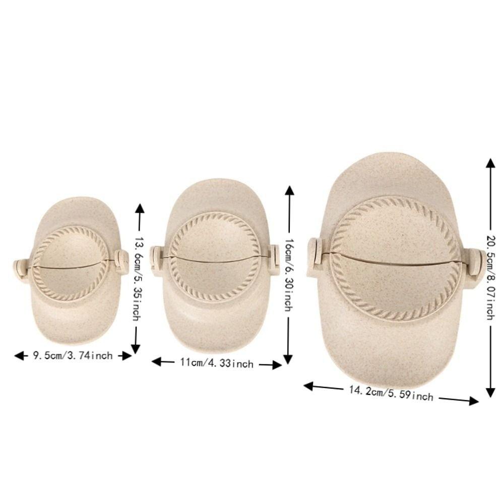 Plastic Stainless Steel Dumpling Press Mold Set Dumpling Skin Press Set Kitchen Tool