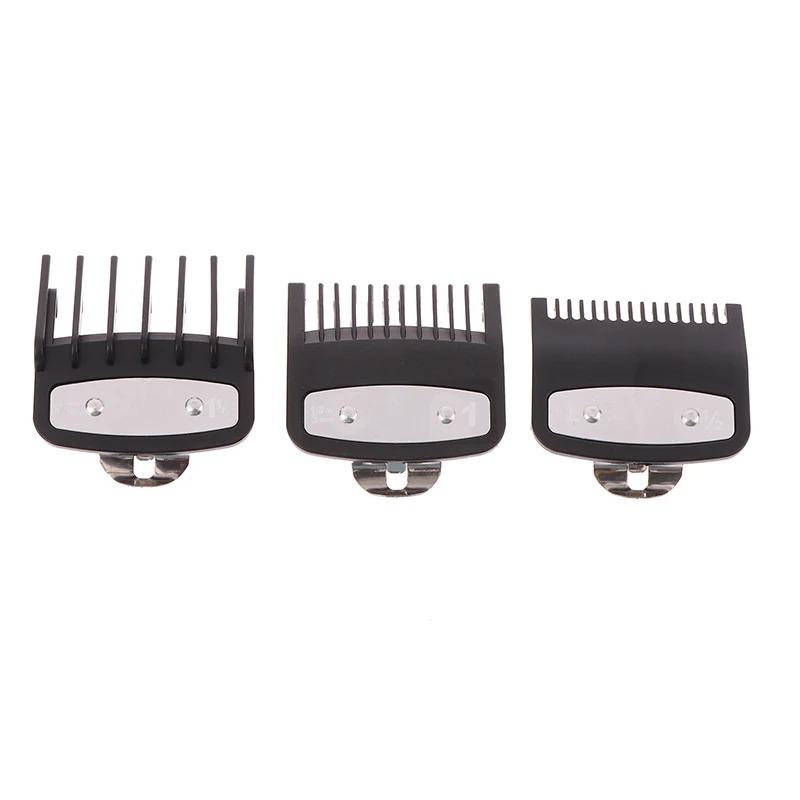 1Pcs Black Limit Comb Set Hair Clipper Guards Guide Combs Trimmer Styling Tools Attachment Compatible 1.5mm 3mm 4.5mm
