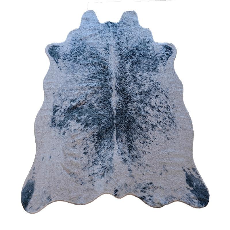 140x200cm Imitation Animals Skin Area Rugs Soft Faux Fur Leather Cow Carpet for Bedroom House Decoration Christmas Decor