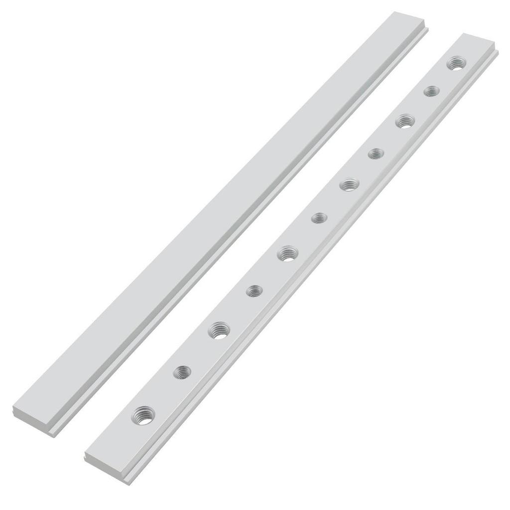 300mm Linear Slide Rail & Block: Aluminum Groove Slide for Table Saw, Engraving Machine, & Workbench DIY Modifications.
