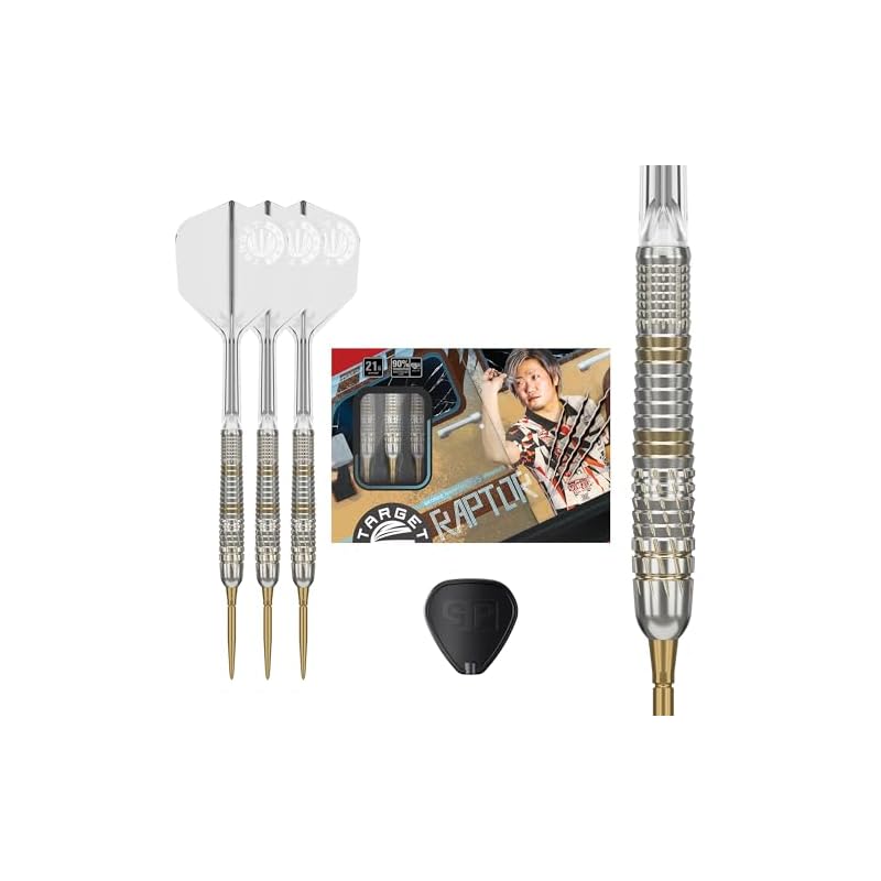 TARGET PRIME SERIES RAPTOR GEN-5 90% 21G SP STEEL TIP DARTS 2024 (Prime Series Raptor G5 Steel)