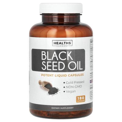 Olio di Semi Neri, 180 Capsule (500 mg per capsula)