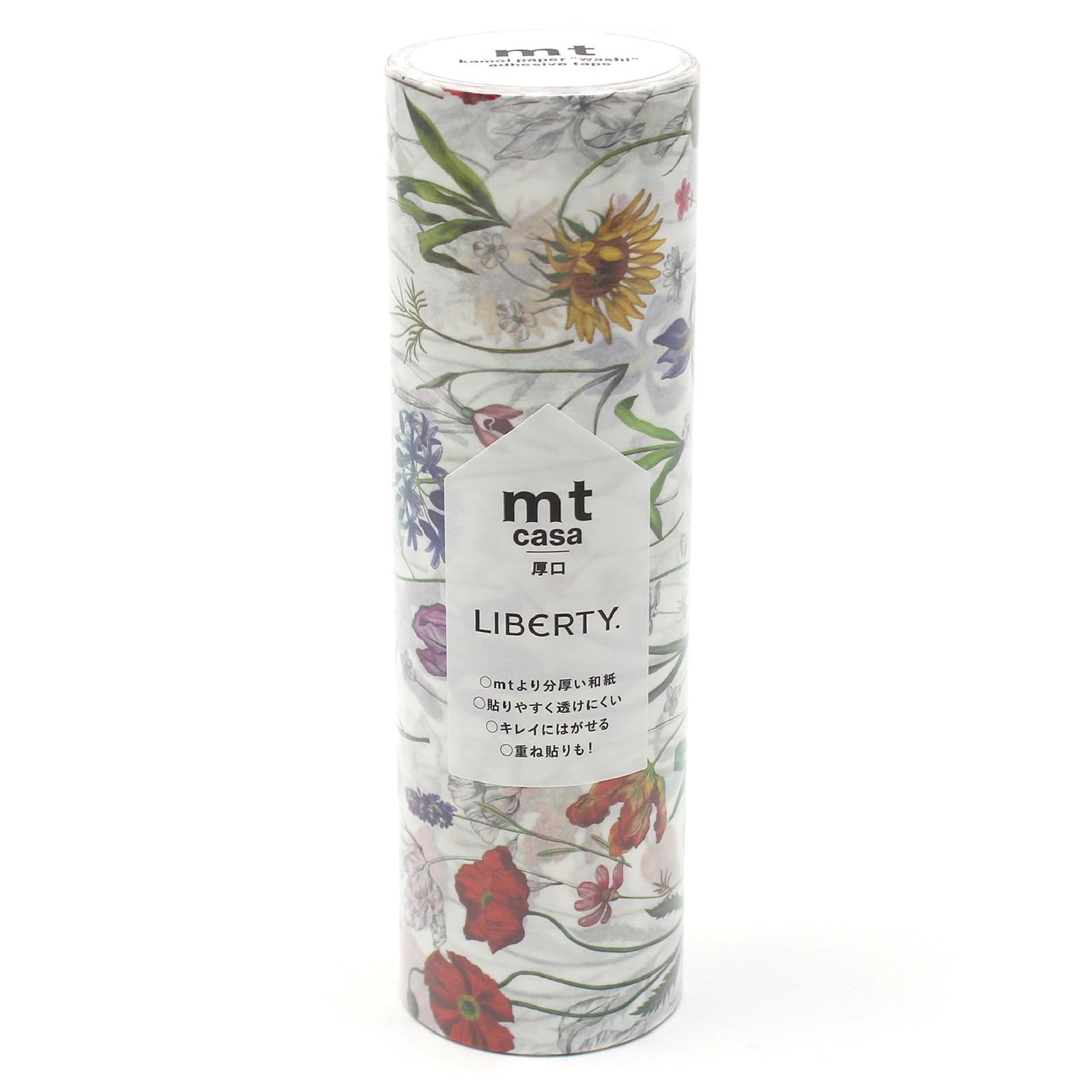 

Kamoi Kakoshi Interior Masking Tape mt casa Thick 150mm x 7m Liberty Meadow Muse Remake Sheet for Small Item Arrangement Liberty MTCAS040
