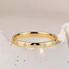 Simple and Fashionable Ten Zircon Titanium Steel Ring Women's Ring Temperament Index Finger Accessories