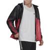 Adidas Originals Trefoil Colorblock Hoodie Jacket Men Outerwear Victory-Red H13910