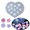 Stampo in Silicone per Nail Art Fiori 3D Stampi per Creazione Unghie Stencil per Unghie Goffrati Stampo per Scultura Decorazioni per Manicuristi