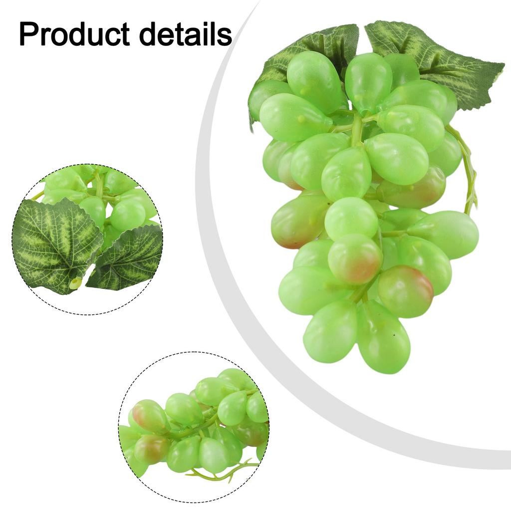 1 Pcs Decoration Grapes Bunch Wine Grapes Artificial Fruit Artificial Vegetables Simulated Fruit Props Accessories