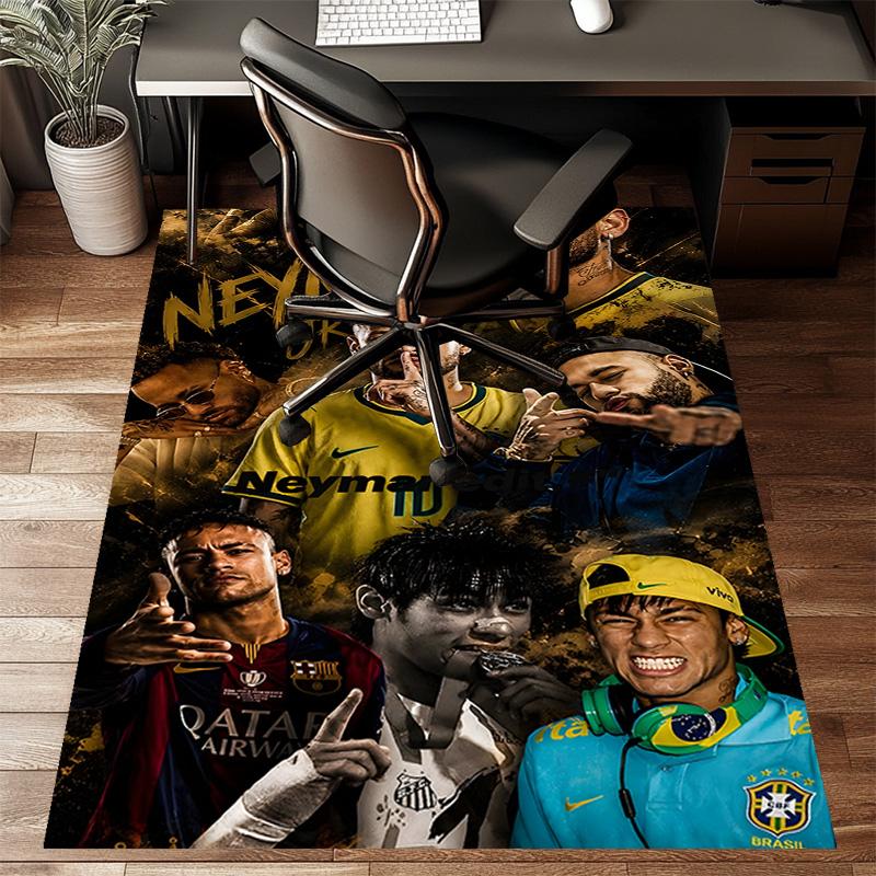 1pc Neymar Design Printed Area Rug Carpet for Bedroom Living Room Home Decor Rugs Mat Non Slip Mat Rug for Bedside