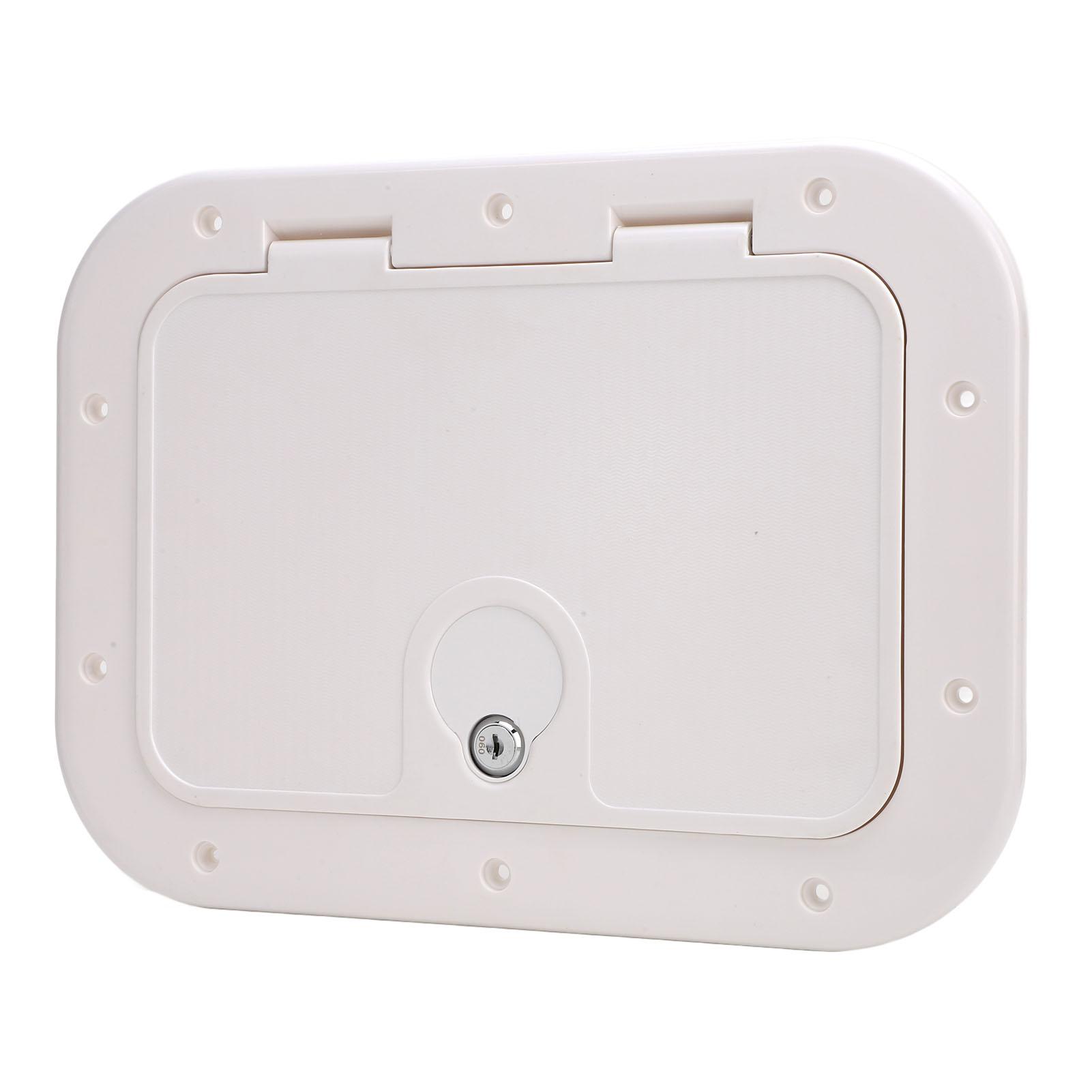 

12 X 8 Inch Boat Deck Hatch with Safety Lock and Key Excellent Sealing UV Resistant for Boat Yacht RV