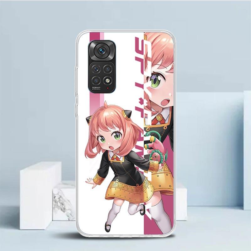 Anime Spy Family Anya Phone Case For Xiaomi Redmi Note 15 14 14S 13 12S 12 Pro Plus 11S 11 11T 11E 10S 10 + Soft TPU Back Cover